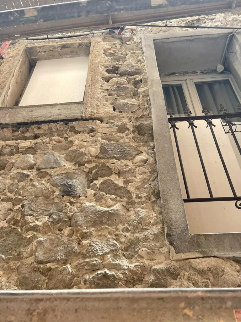 Façade en pierre